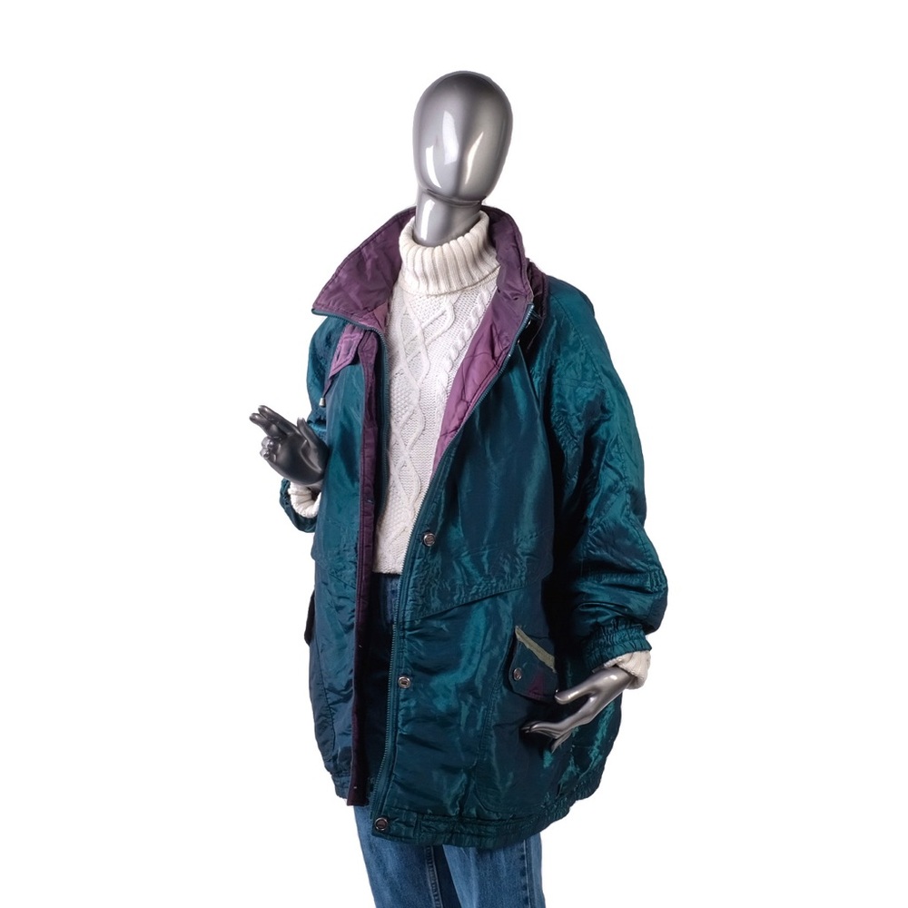 90s Outbrook iridescent winter coat